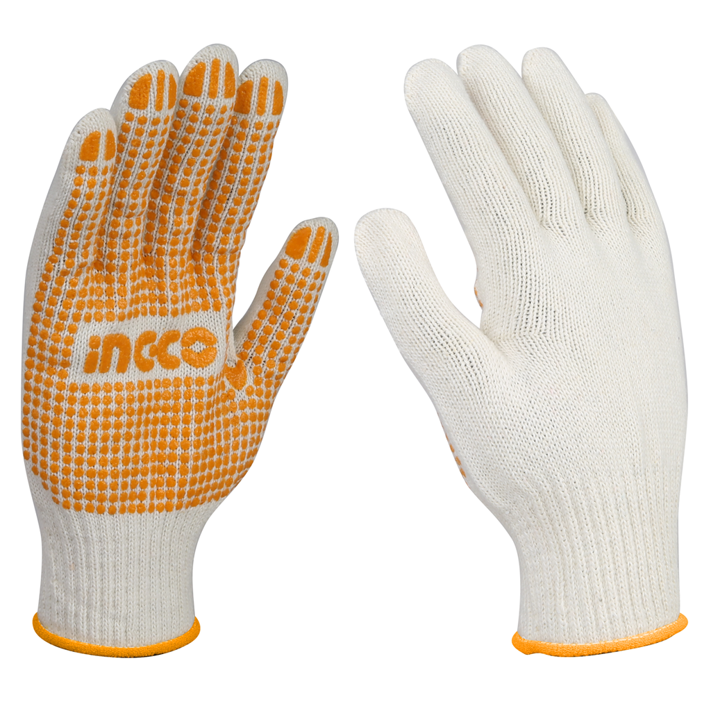 HGVK05 KNITTED AND PVC GLOVES