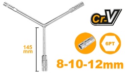 [HYSW081012] HYSW081012 Y-TYPE SOCKET WRENCH 8,10,12mm